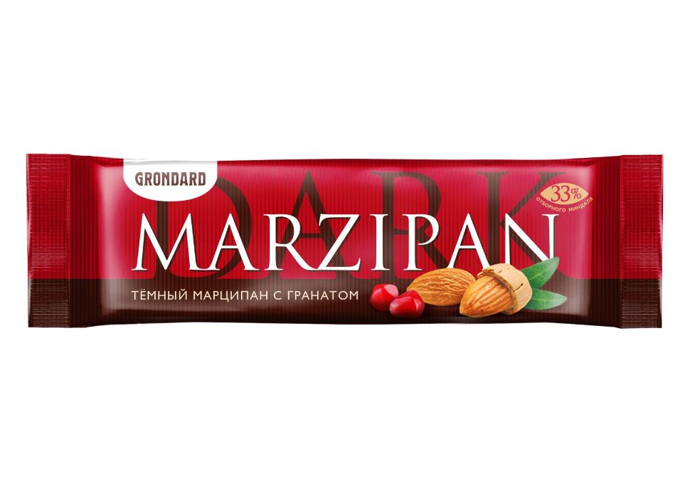  TM Grondard     (10973) Батончики глазированные Марципановые ГРАНАТ, (24шт по 50г)       в Новосибирске